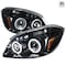 Spec-D Tuning 05-10 Chevrolet Cobalt Projector Headlight Glossy Black 2LHP-COB05BK-TM - alternate 1